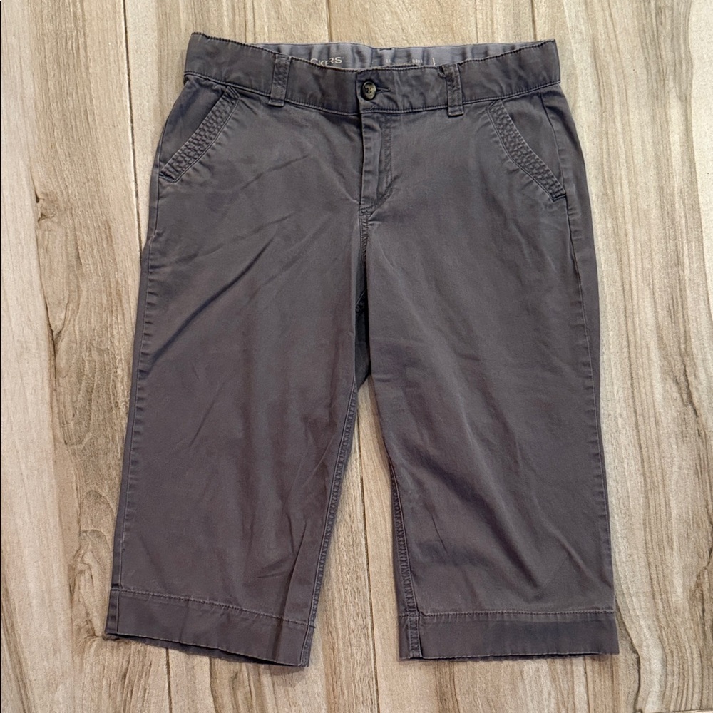 Women’s Dockers Charcoal Casual cropped pants sz 10